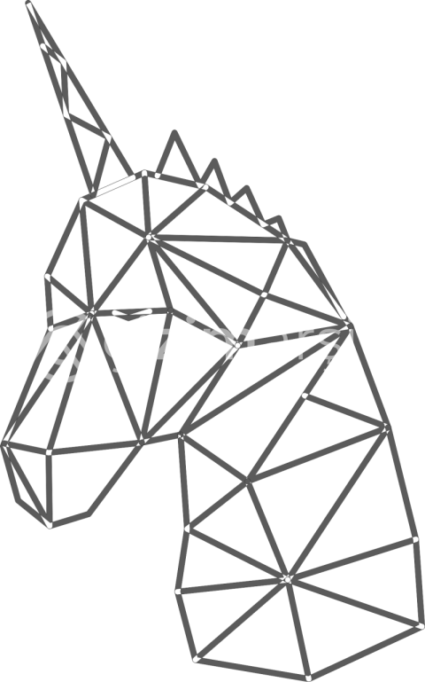Geometrik Unicorn At